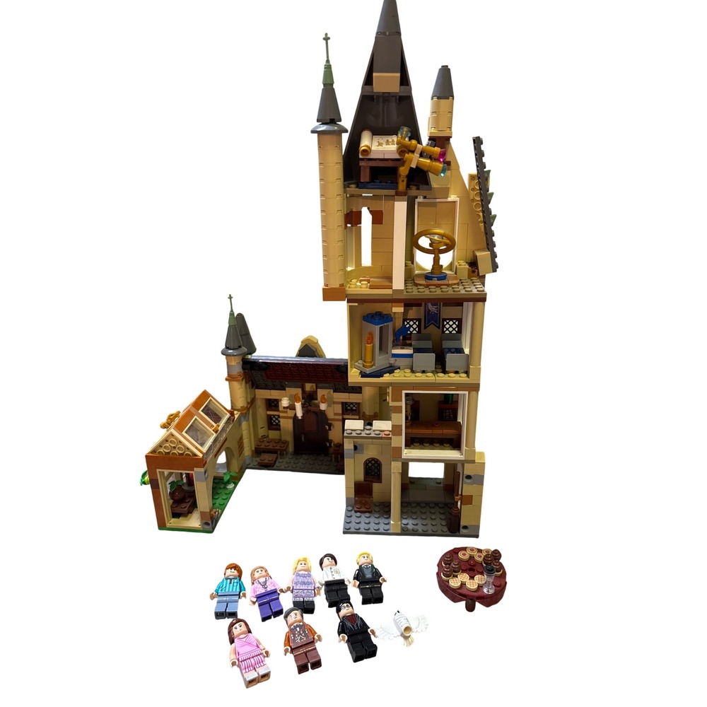 LEGO Harry Potter Hogwarts Astronomy Tower 75969 Multi Tan Excellent Minifigures - Picture 2 of 12